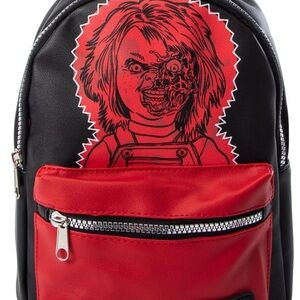 Horror Character Black and Red Backpack